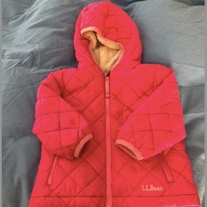 L.L. Bean Baby Synthetic Puffy Jacket 6-12 mos Pink